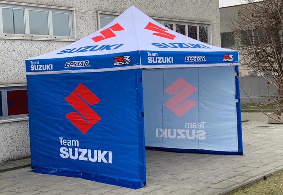 Gazebo personalizzato Suzuki